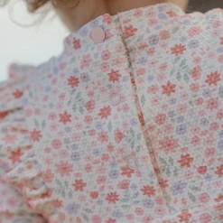 Little Dutch Swimsuit short sleeves - Floral print