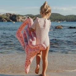 Little Dutch Swimsuit short sleeves - Floral print