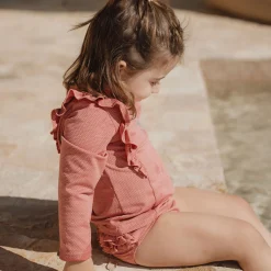 Little Dutch Swim trunks - Pink - Glitter Best