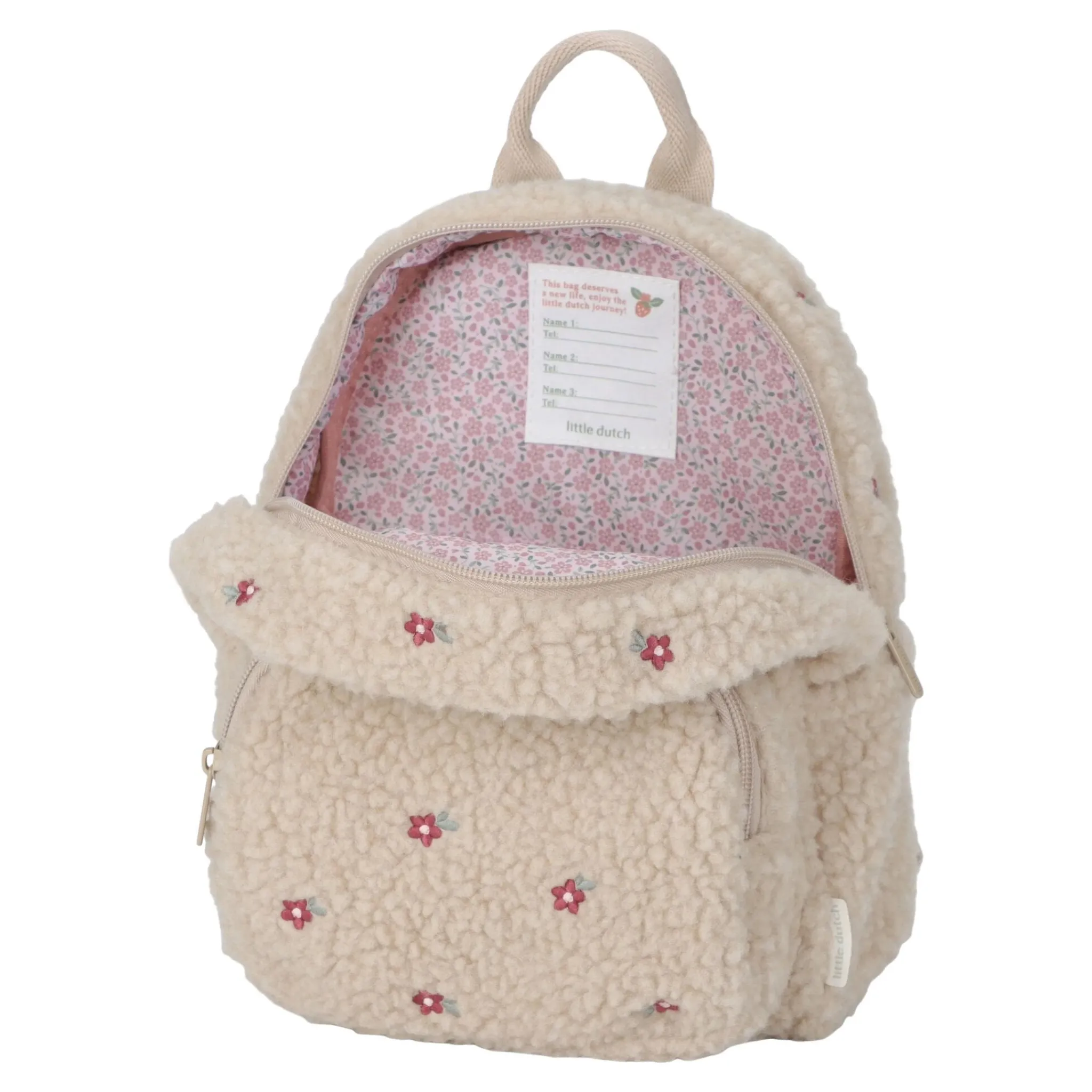 Little Dutch Teddy Backpack Sand Online