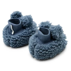 Little Dutch Teddy slippers - Blue - Newborn Naturals Hot