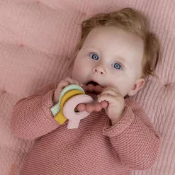 Little Dutch Teething toy keychain pink Discount