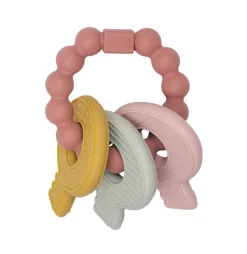 Little Dutch Teething toy keychain pink Discount