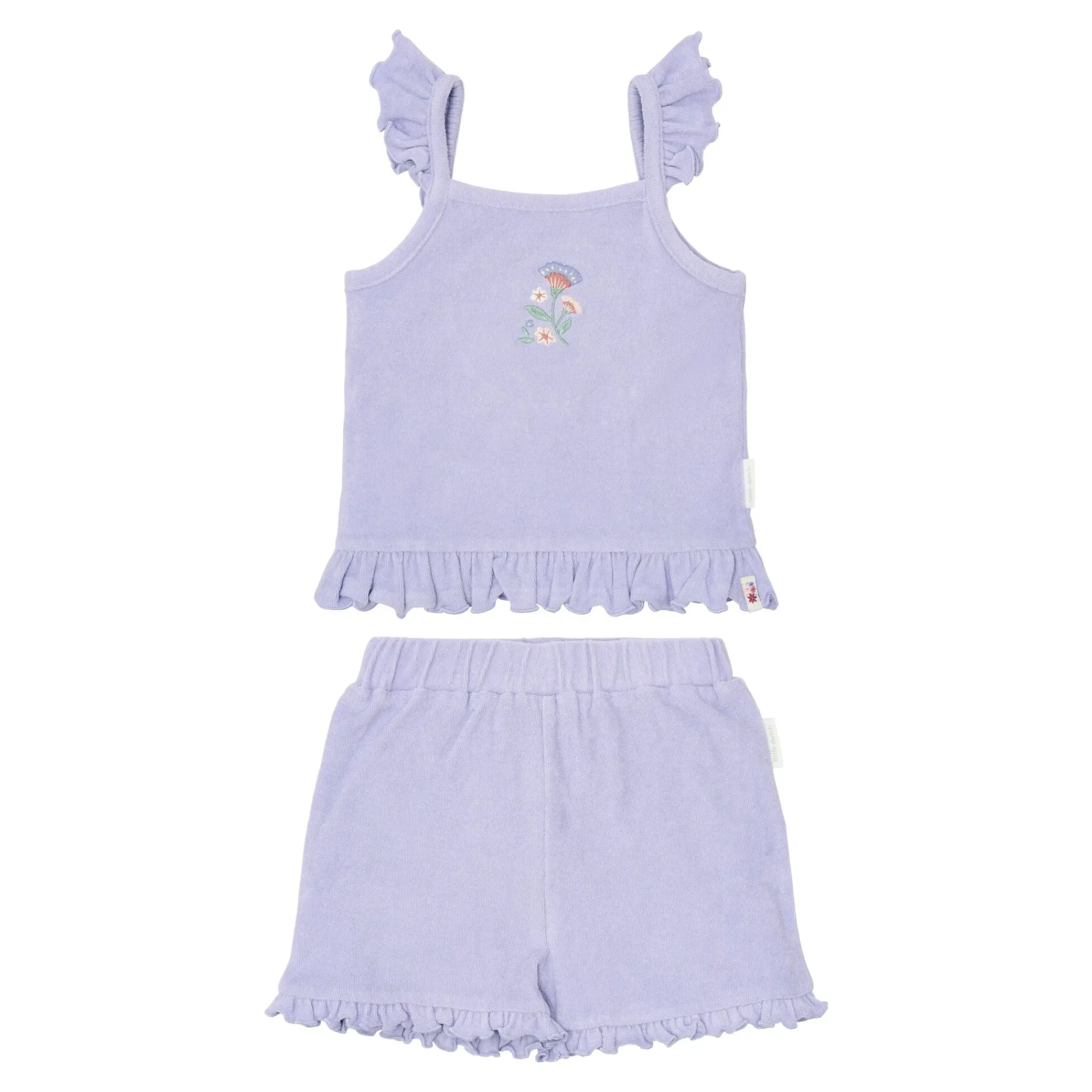 Little Dutch Top and short set - Purple Online
