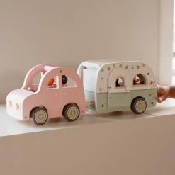 Little Dutch Toy car with caravan - Multicolored - Essentials Clearance