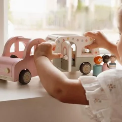 Little Dutch Toy car with caravan - Multicolored - Essentials Clearance