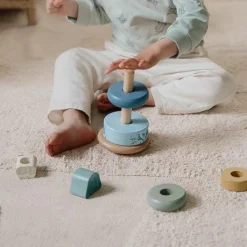 Little Dutch Tumble stacker - Blue - Forest Friends Clearance