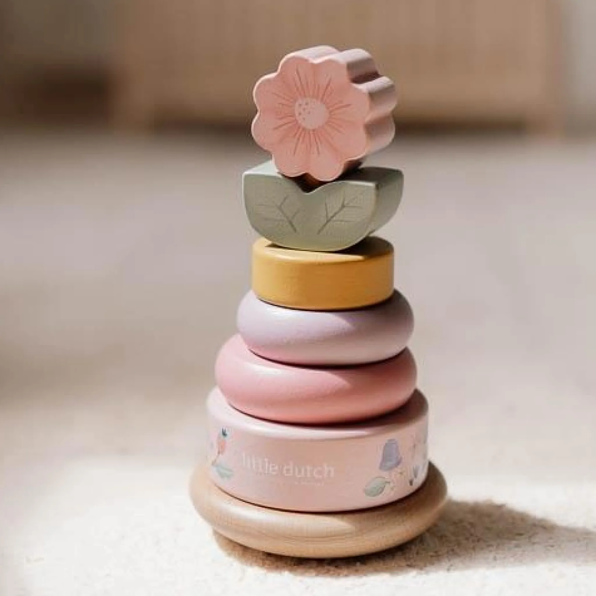 Little Dutch Tumble stacker - Pink - Fairy Garden Outlet