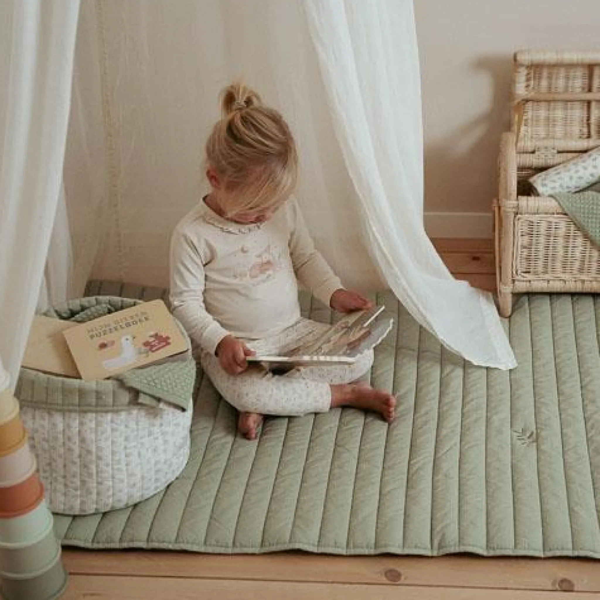 Little Dutch Two-piece pajamas - Sand Hot