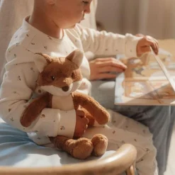Little Dutch Two-piece pajamas - White - Forest Friends - Forest Treasures New
