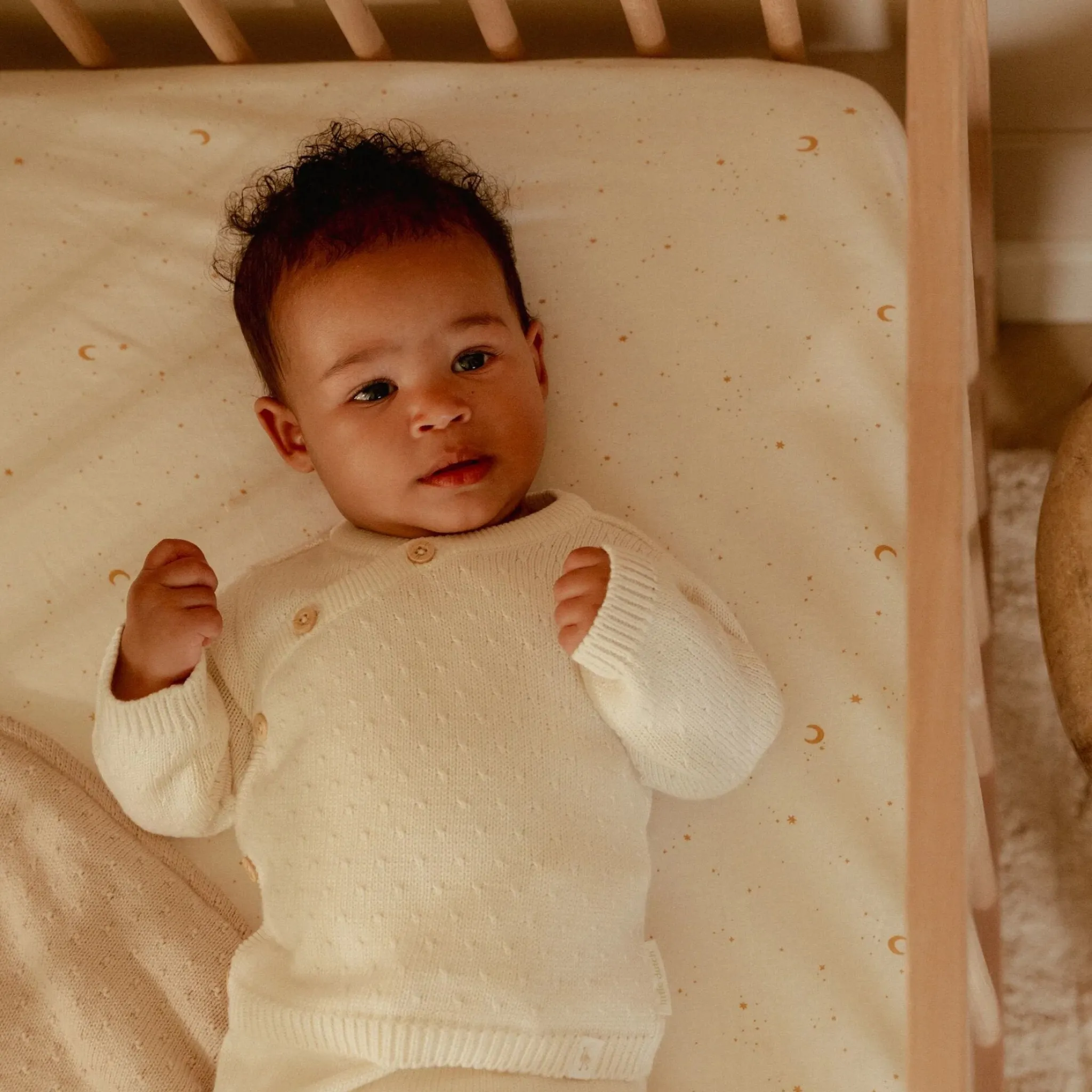 Little Dutch Vest - White - Newborn Naturals New