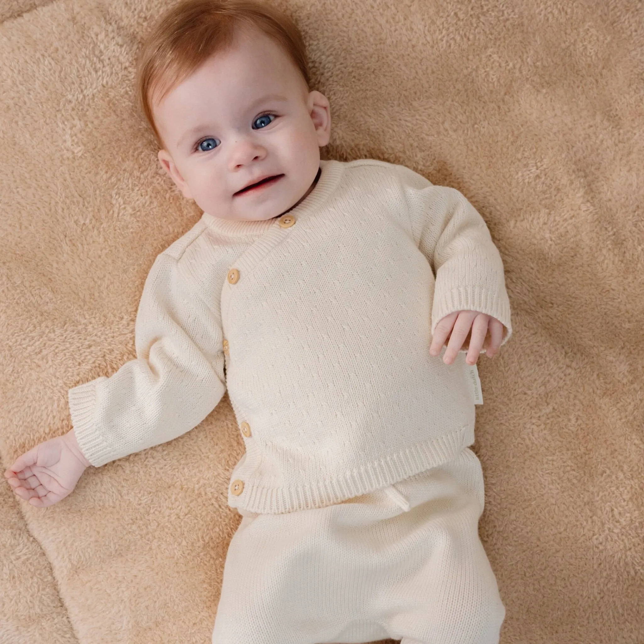 Little Dutch Vest - White - Newborn Naturals New
