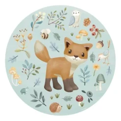 Little Dutch Wallpaper circle - Multicolored - Forest Friends - Forest Wonders Sale