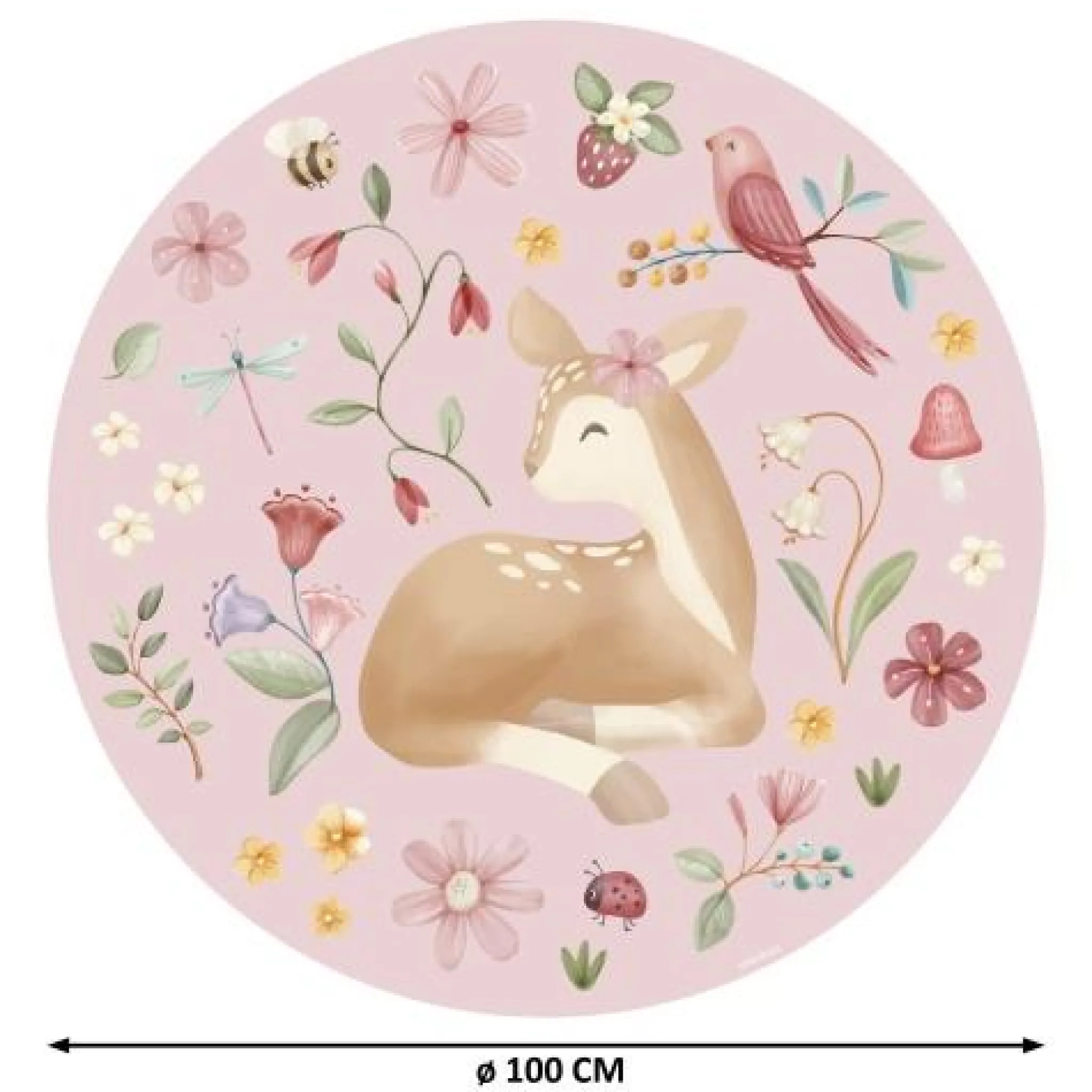 Little Dutch Wallpaper circle - Multicolored - Fairy Garden - Fairy Wonders Discount