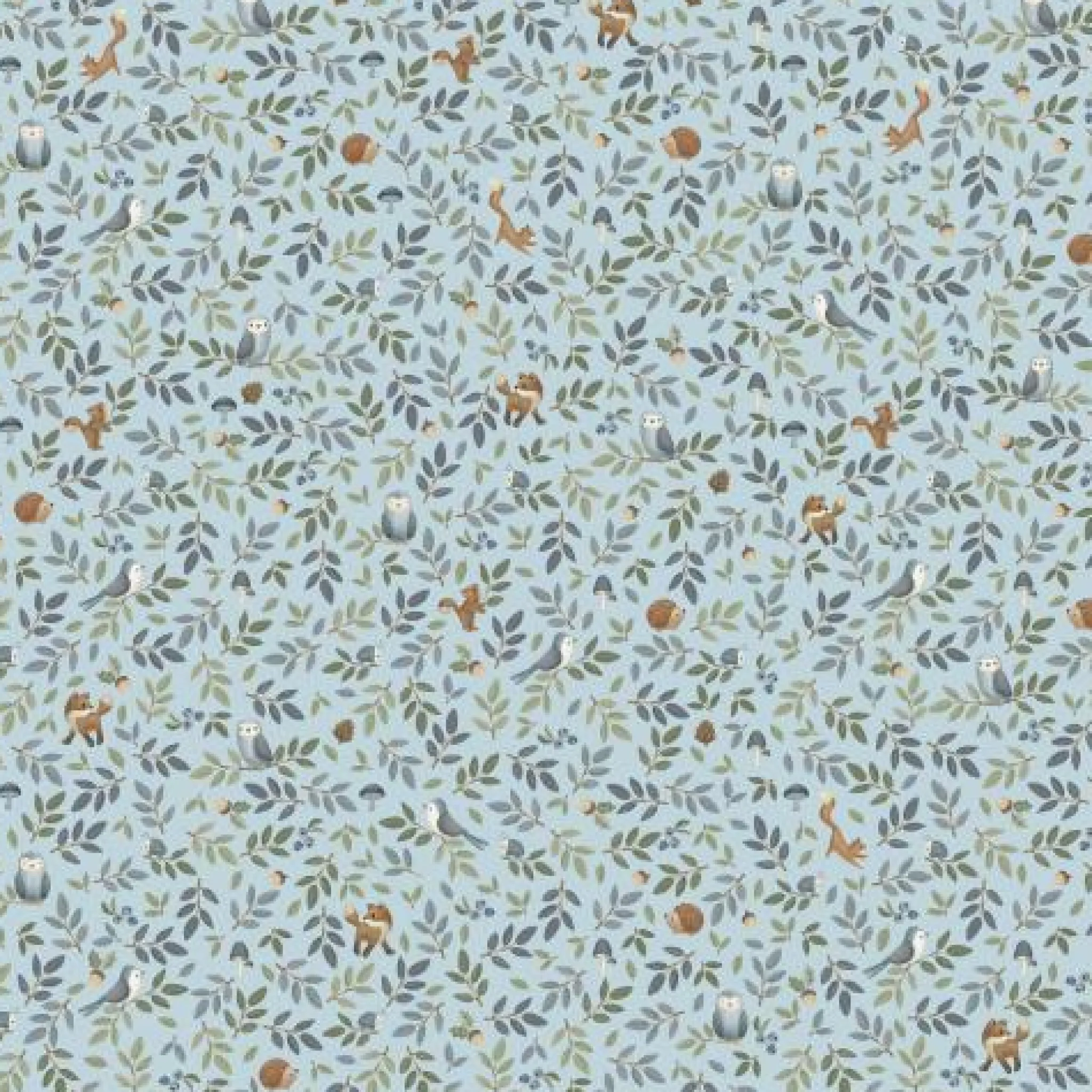 Little Dutch Wallpaper sample - Multicolored - Forest Friends - Forest Adventure Online