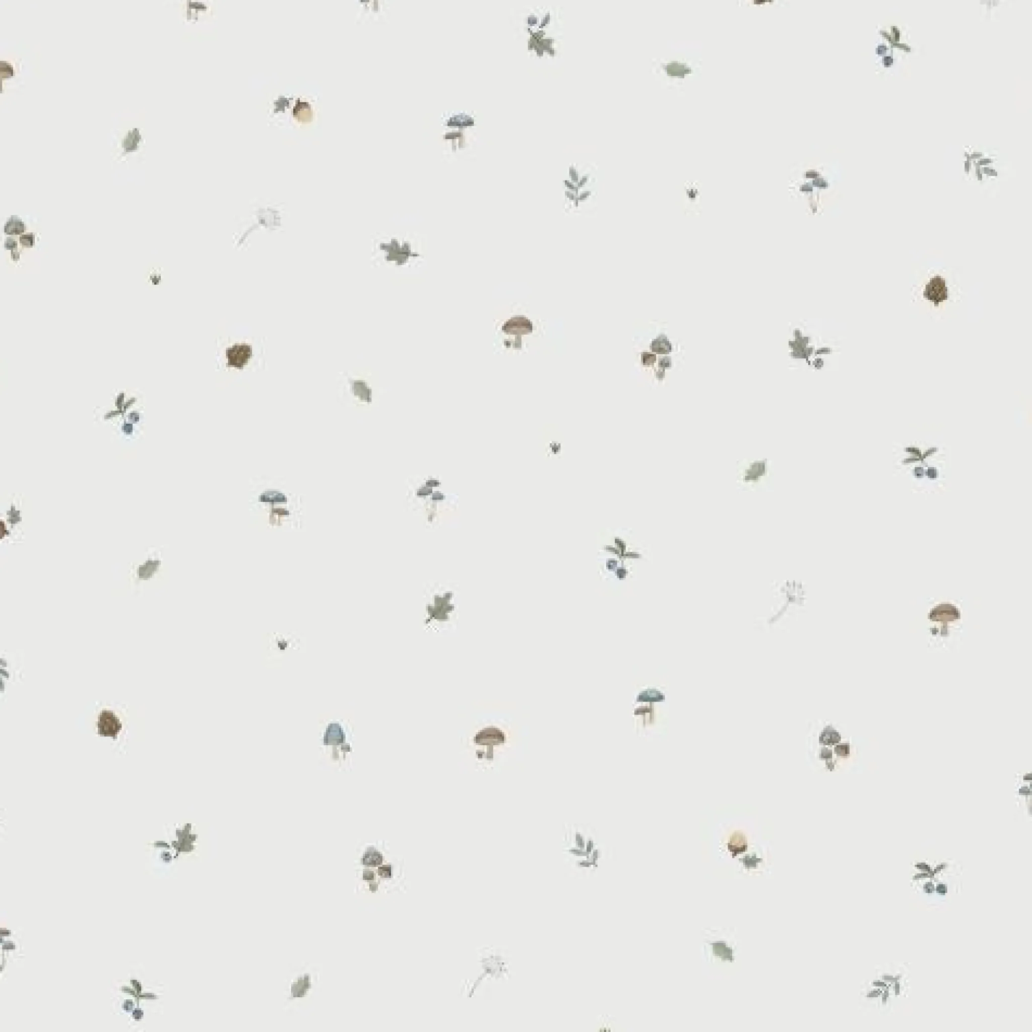 Little Dutch Wallpaper Sample - Multicolored - Forest Friends - Forest Treasures