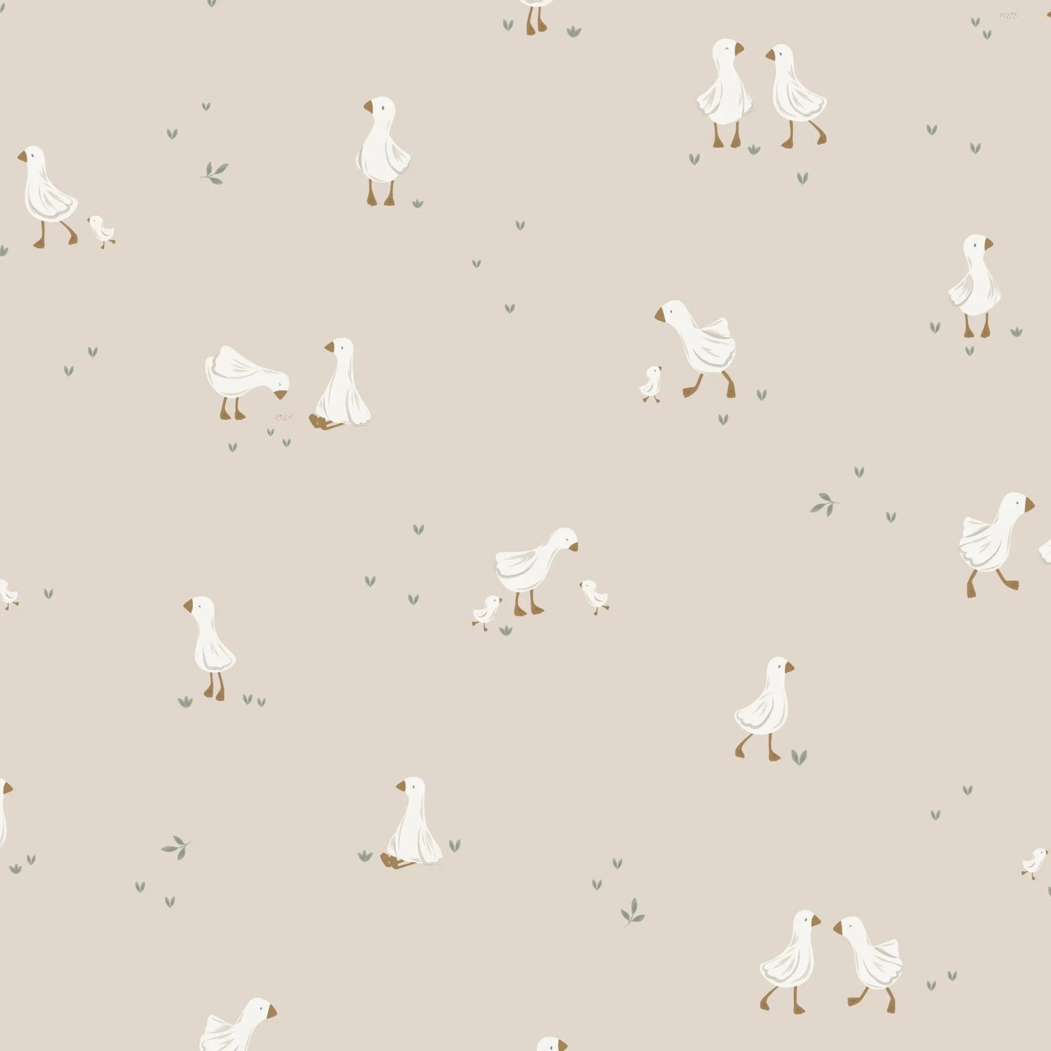 Little Dutch Wallpaper sample non-woven wallpaper – White – Little Goose Best