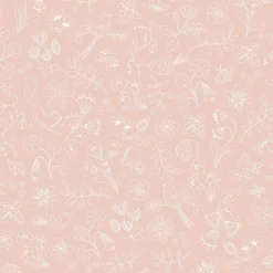 Little Dutch Wallpaper sample non-woven wallpaper – Pink – Fairy Friends – Fairy Wonder