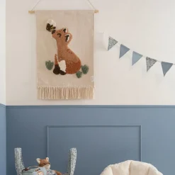 Little Dutch Wall tapestry fox - White - Forest Friends