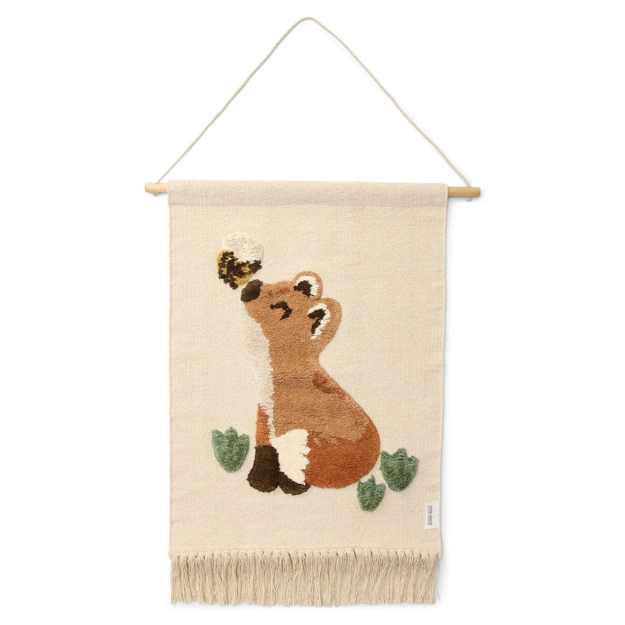 Little Dutch Wall tapestry fox - White - Forest Friends