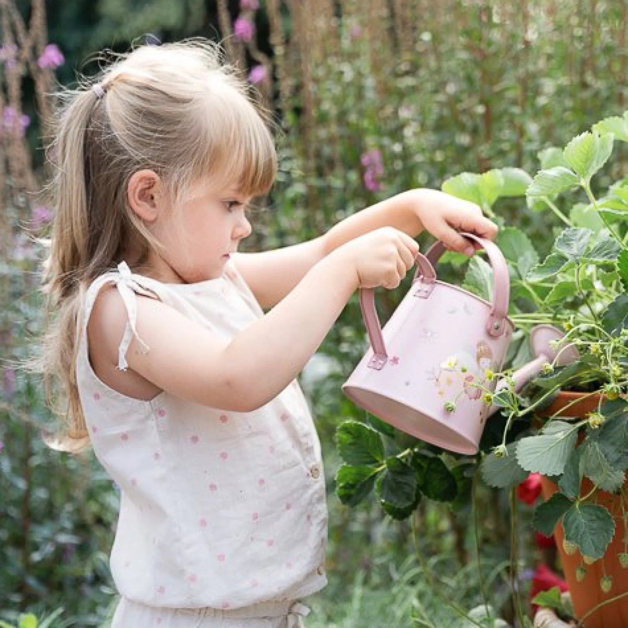 Little Dutch Watering can - Pink - Fairy Garden Clearance