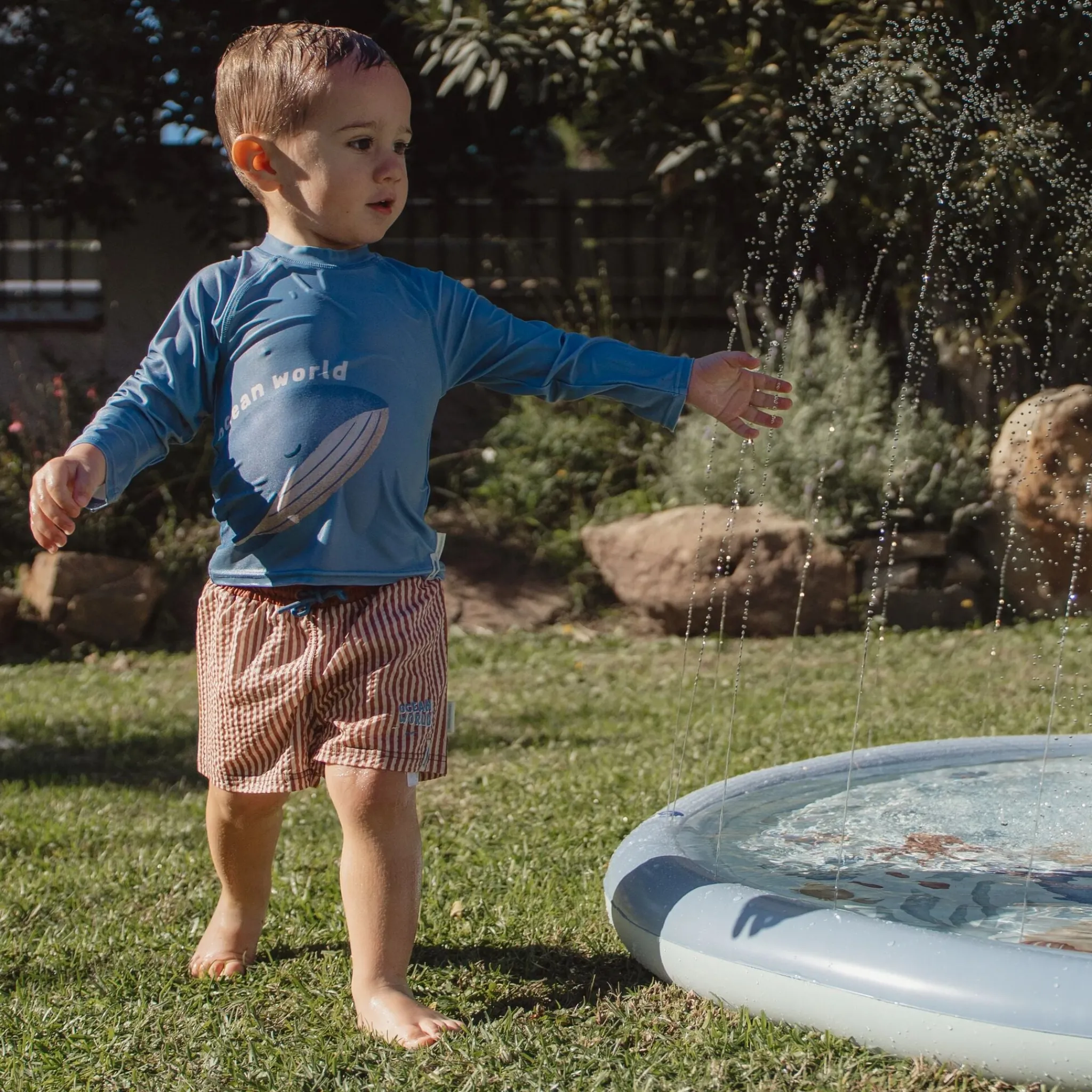 Little Dutch Water Play Mat - Blue - Ocean World Online