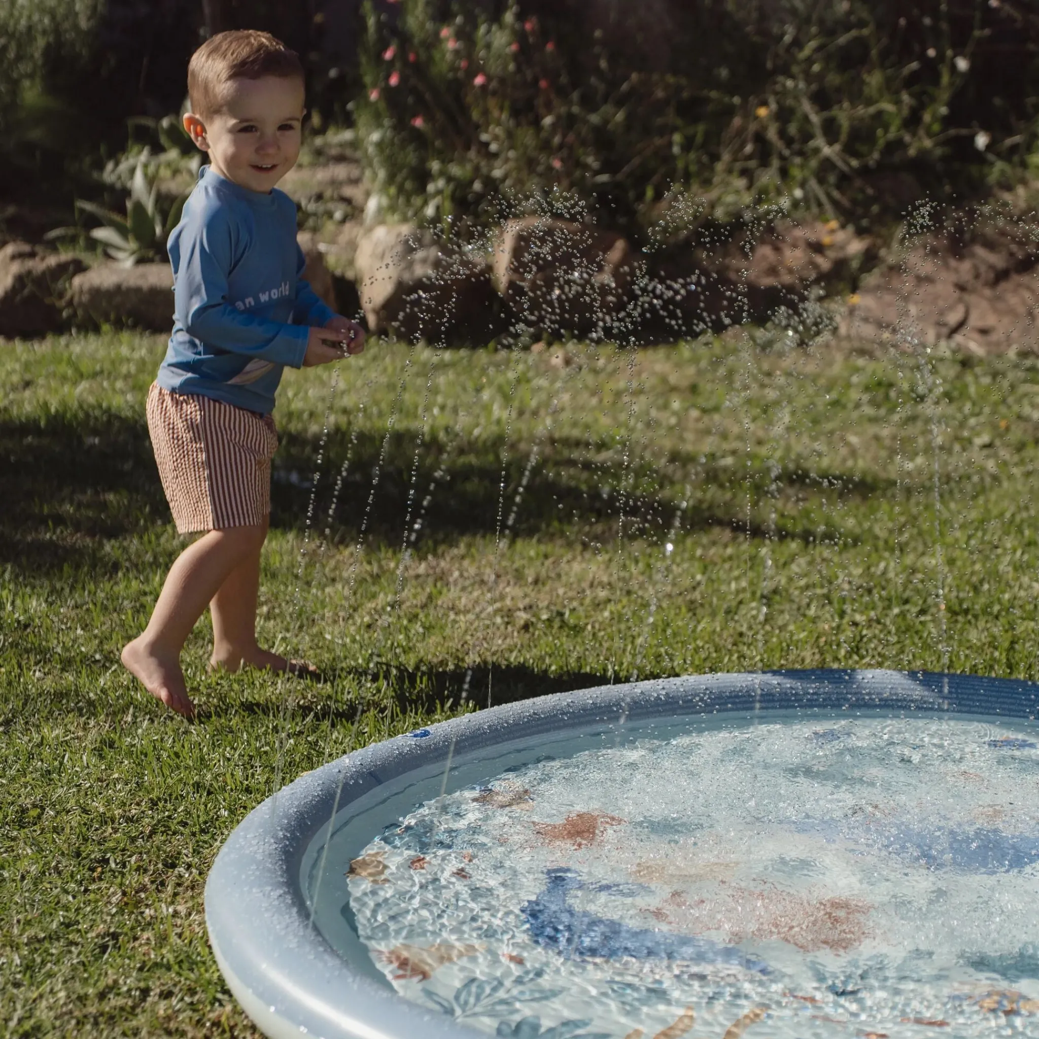 Little Dutch Water Play Mat - Blue - Ocean World Online