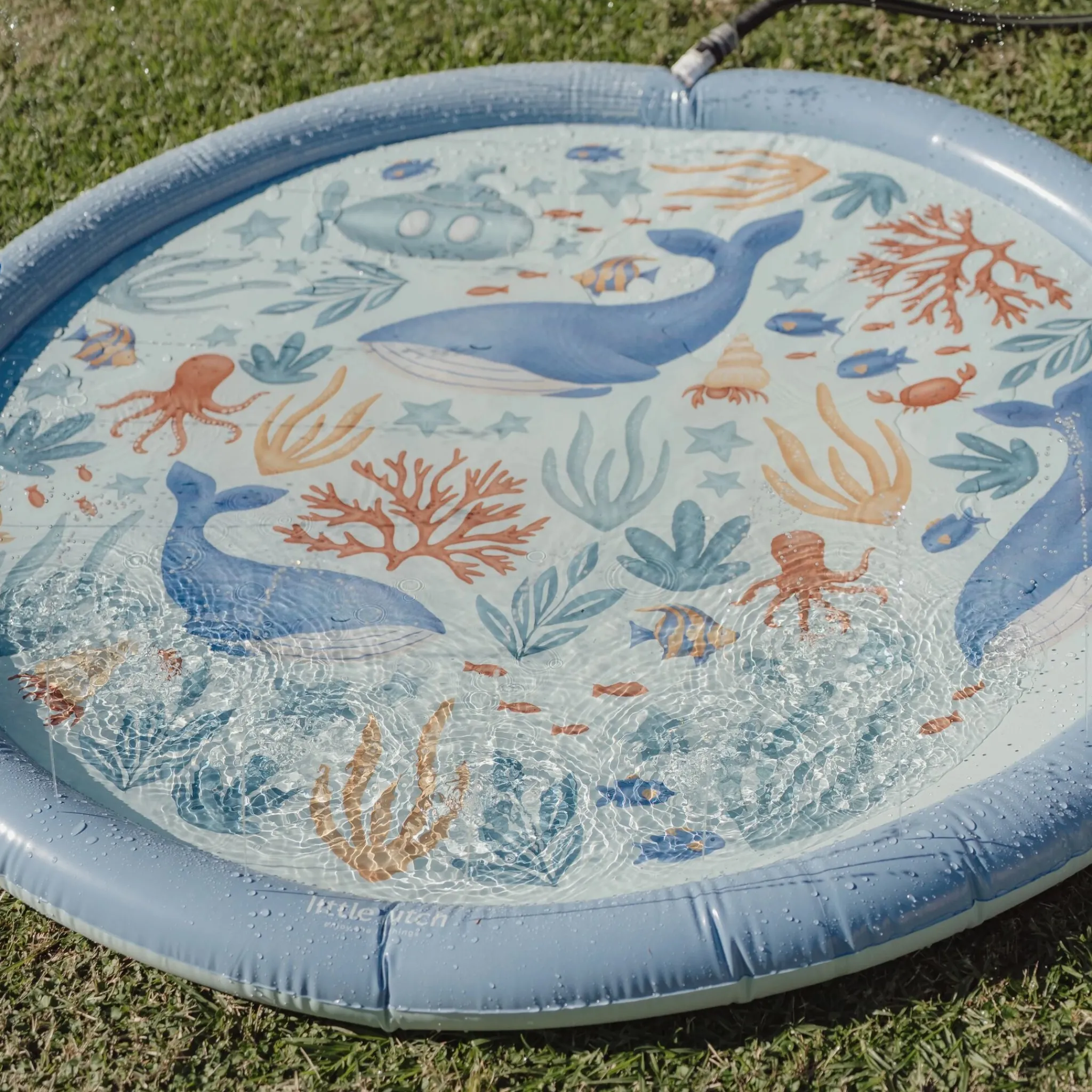 Little Dutch Water Play Mat - Blue - Ocean World Online