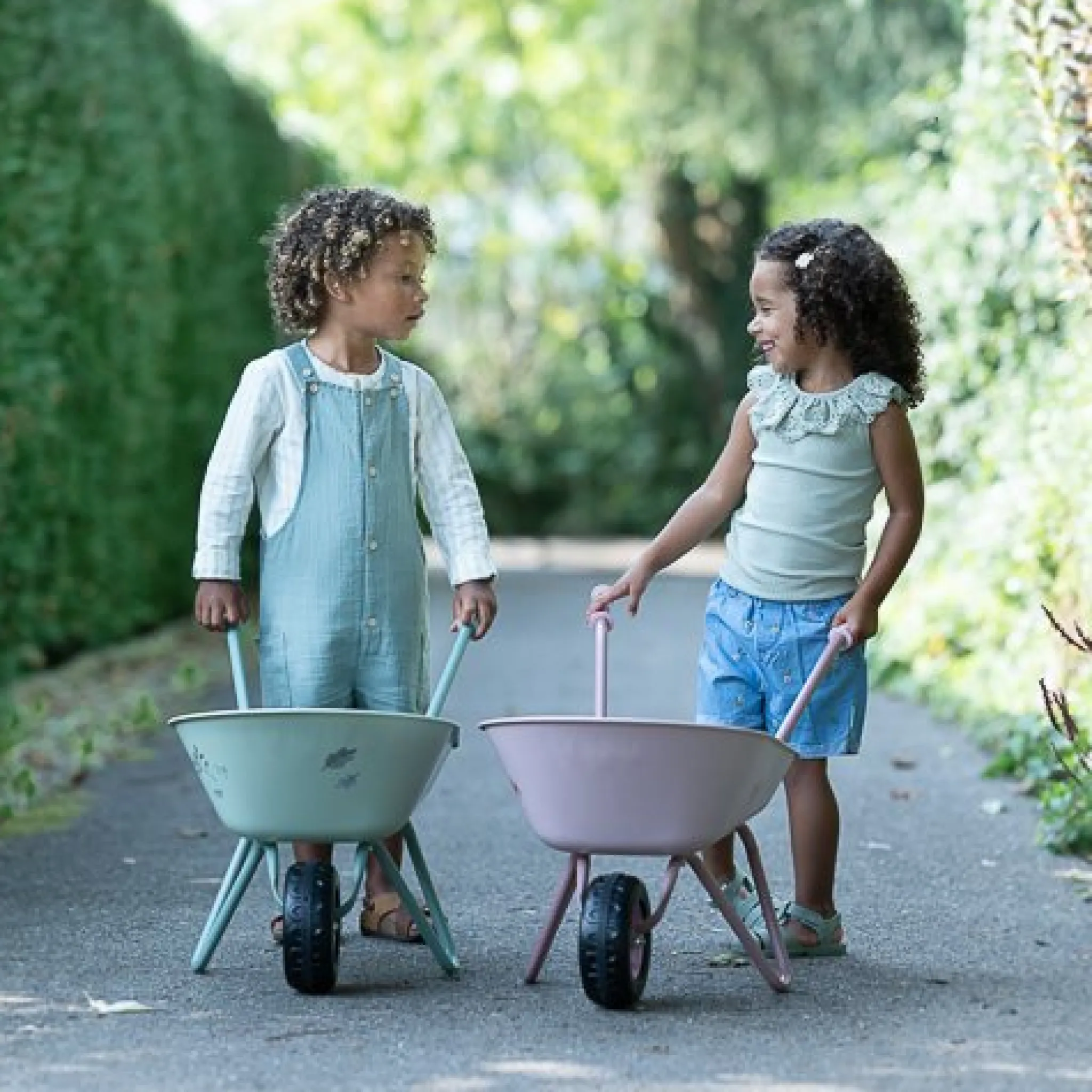 Little Dutch Wheelbarrow - Green - Forest Friends Clearance