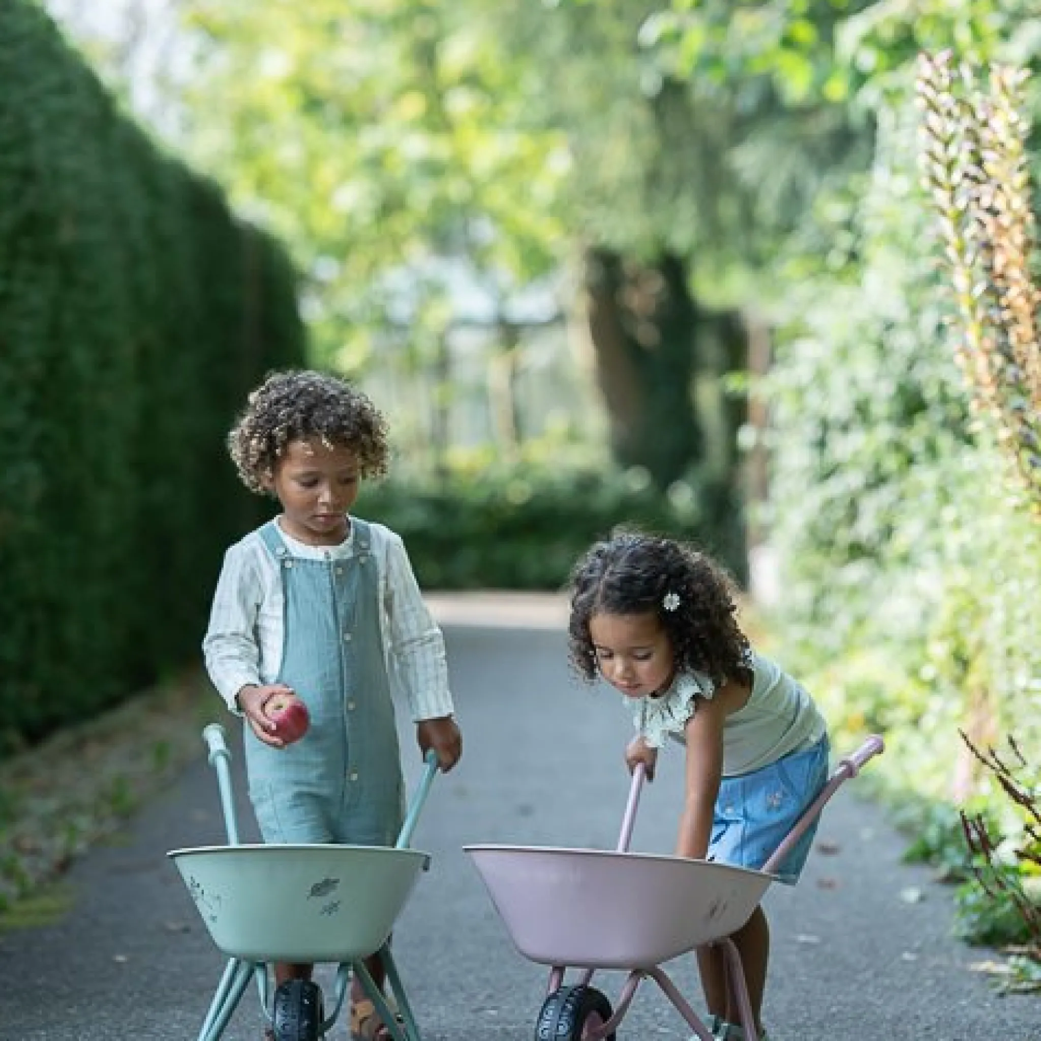 Little Dutch Wheelbarrow - Green - Forest Friends Clearance