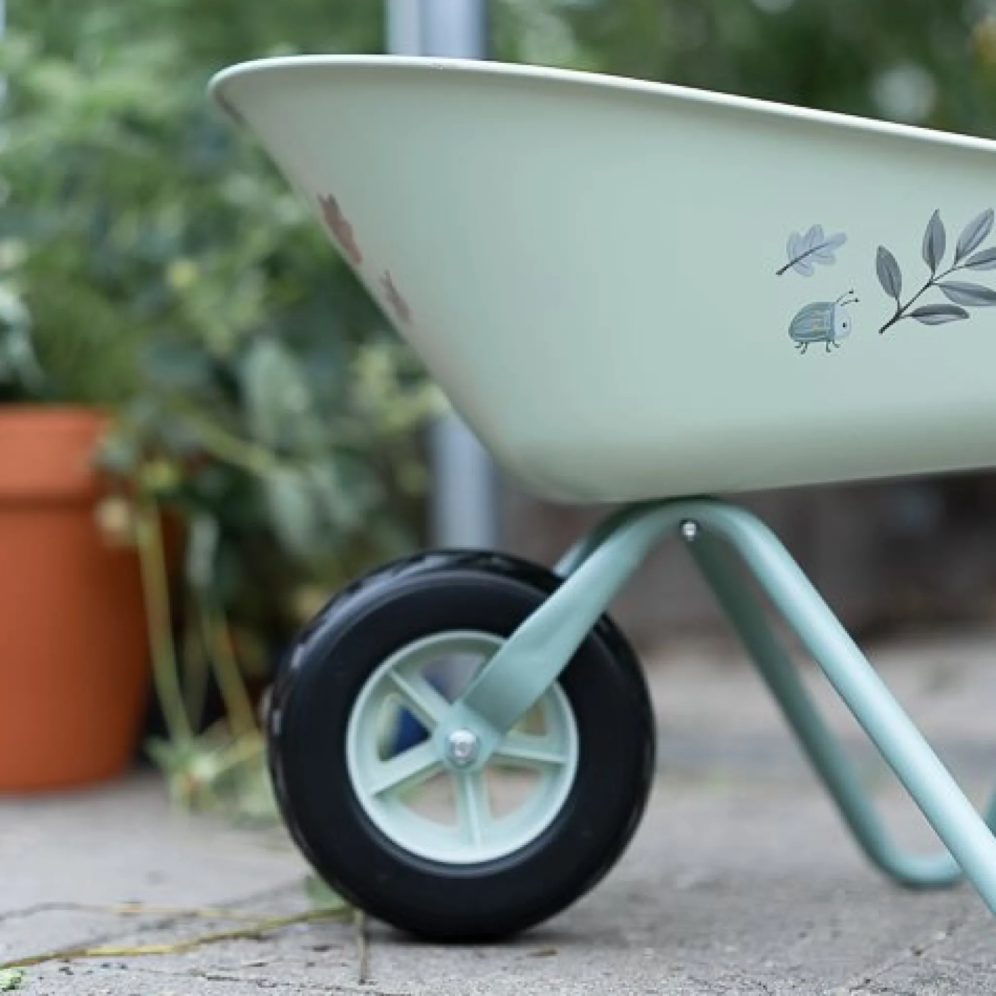 Little Dutch Wheelbarrow - Green - Forest Friends Clearance