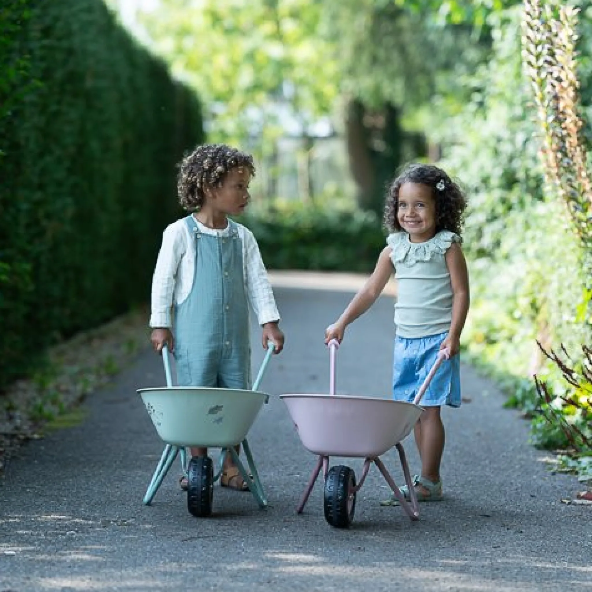 Little Dutch Wheelbarrow - Green - Forest Friends Clearance