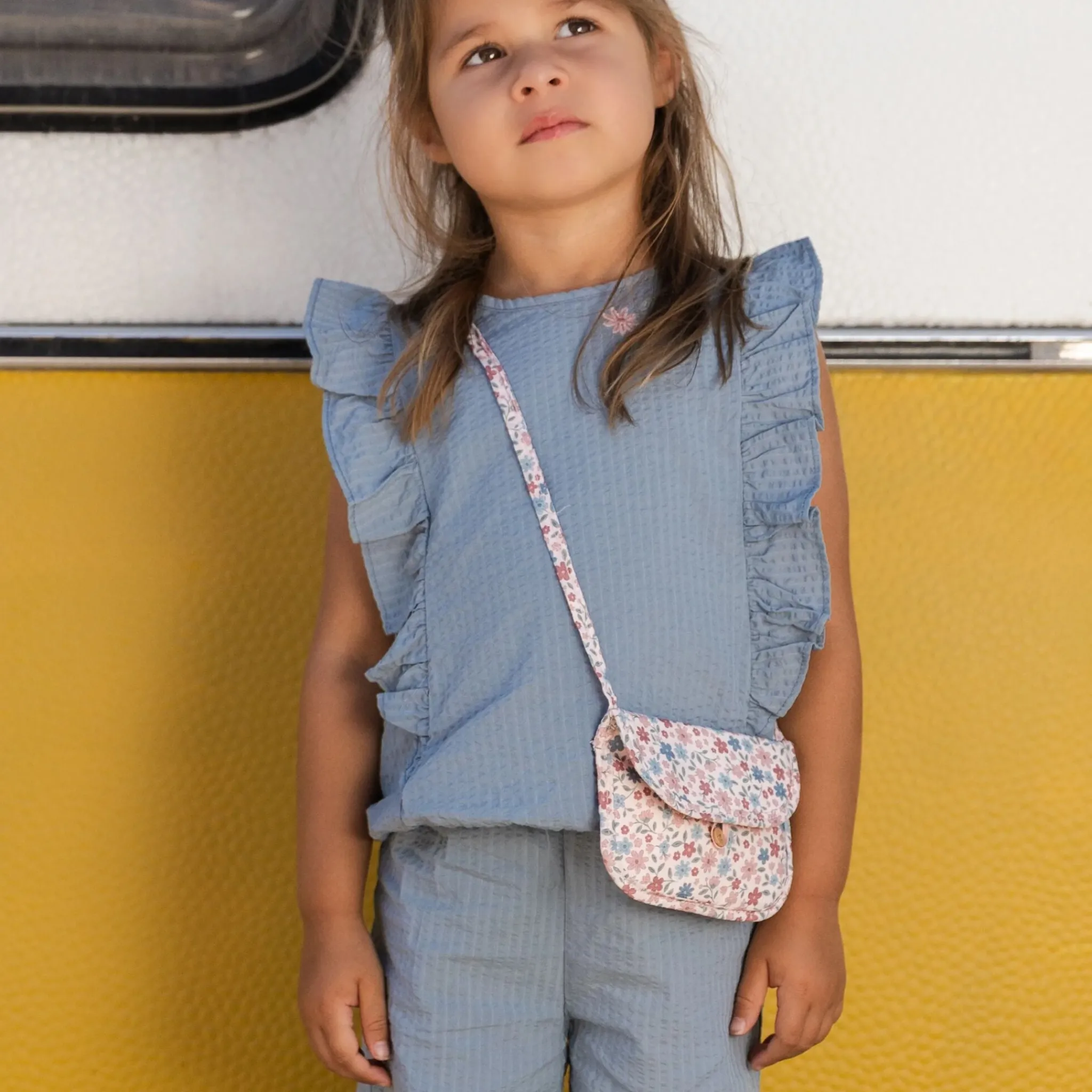 Little Dutch Wide pants - Blue Sale