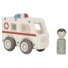 Little Dutch Wooden ambulance - White - Essentials Best