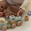 Little Dutch Wooden Block Train - Green Discount
