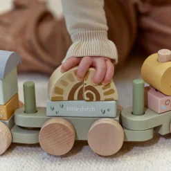 Little Dutch Wooden Block Train - Green Discount