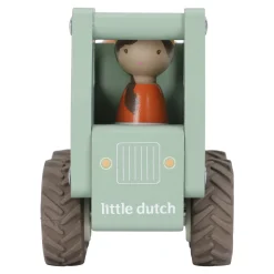 Little Dutch Wooden cement truck – Green – Essentials Online