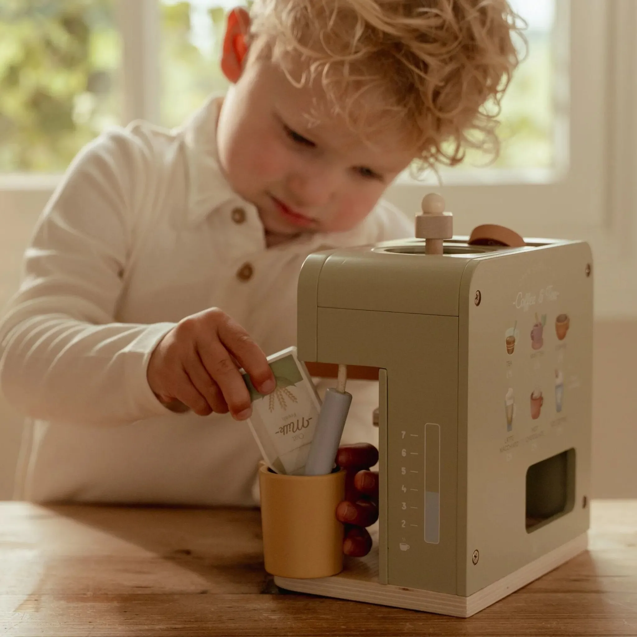 Little Dutch Wooden coffee maker - Green - Essentials Best