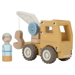 Little Dutch Wooden crane – Yellow – Essentials