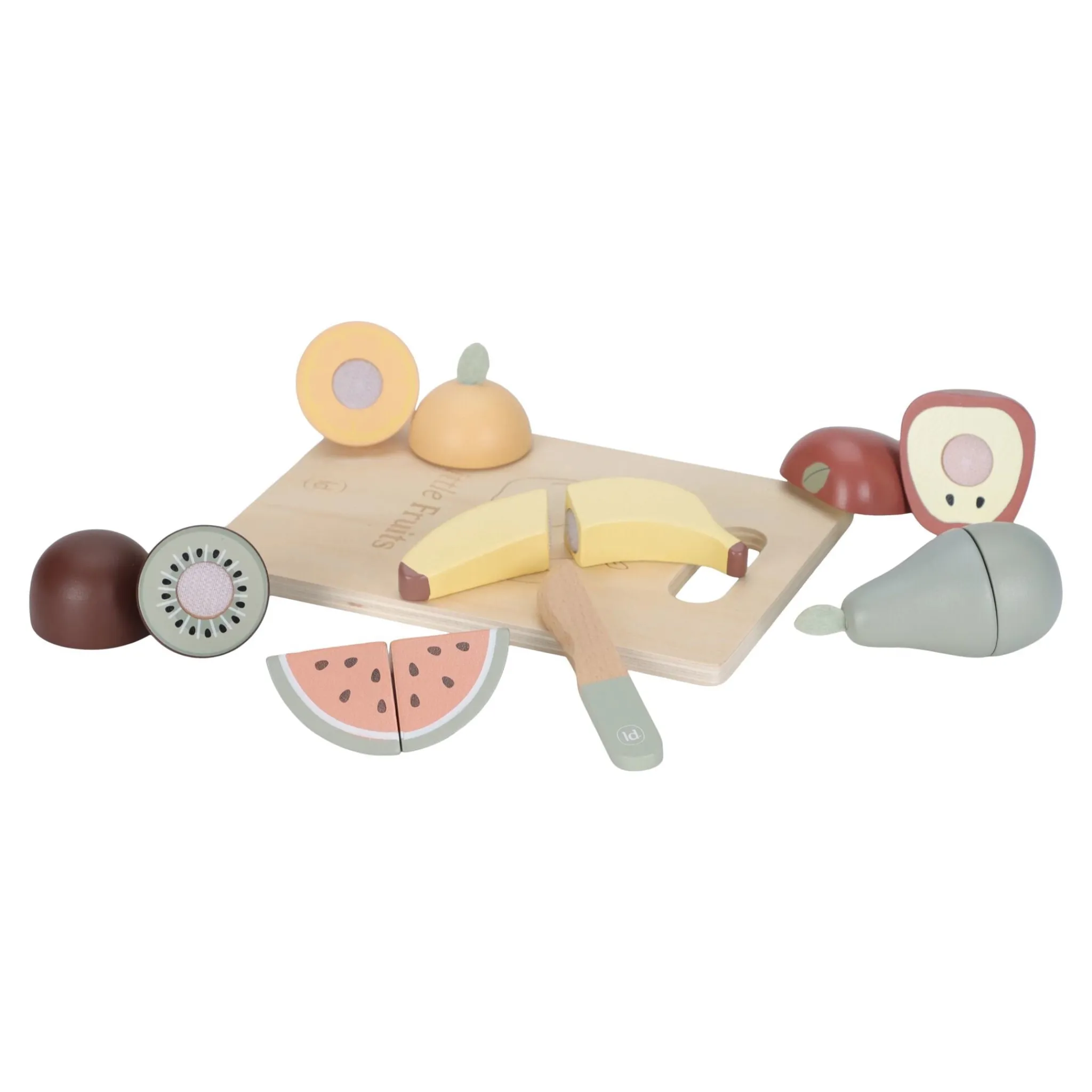 Little Dutch Wooden cutting fruit - Multicolored - Essentials Online