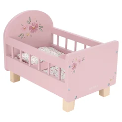 Little Dutch Wooden doll bed - Pink - Essentials Clearance