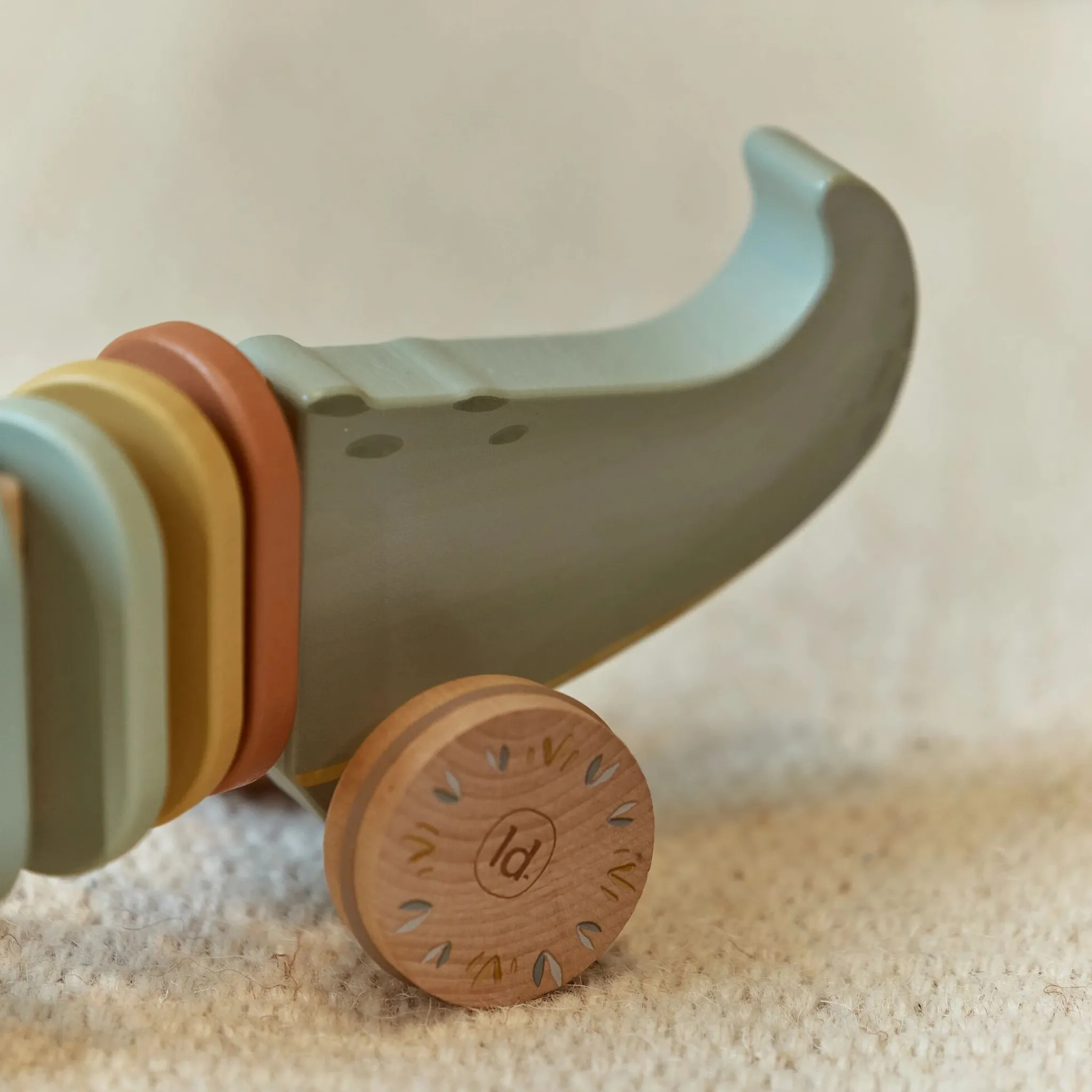 Little Dutch Wooden draft animal - Green Outlet