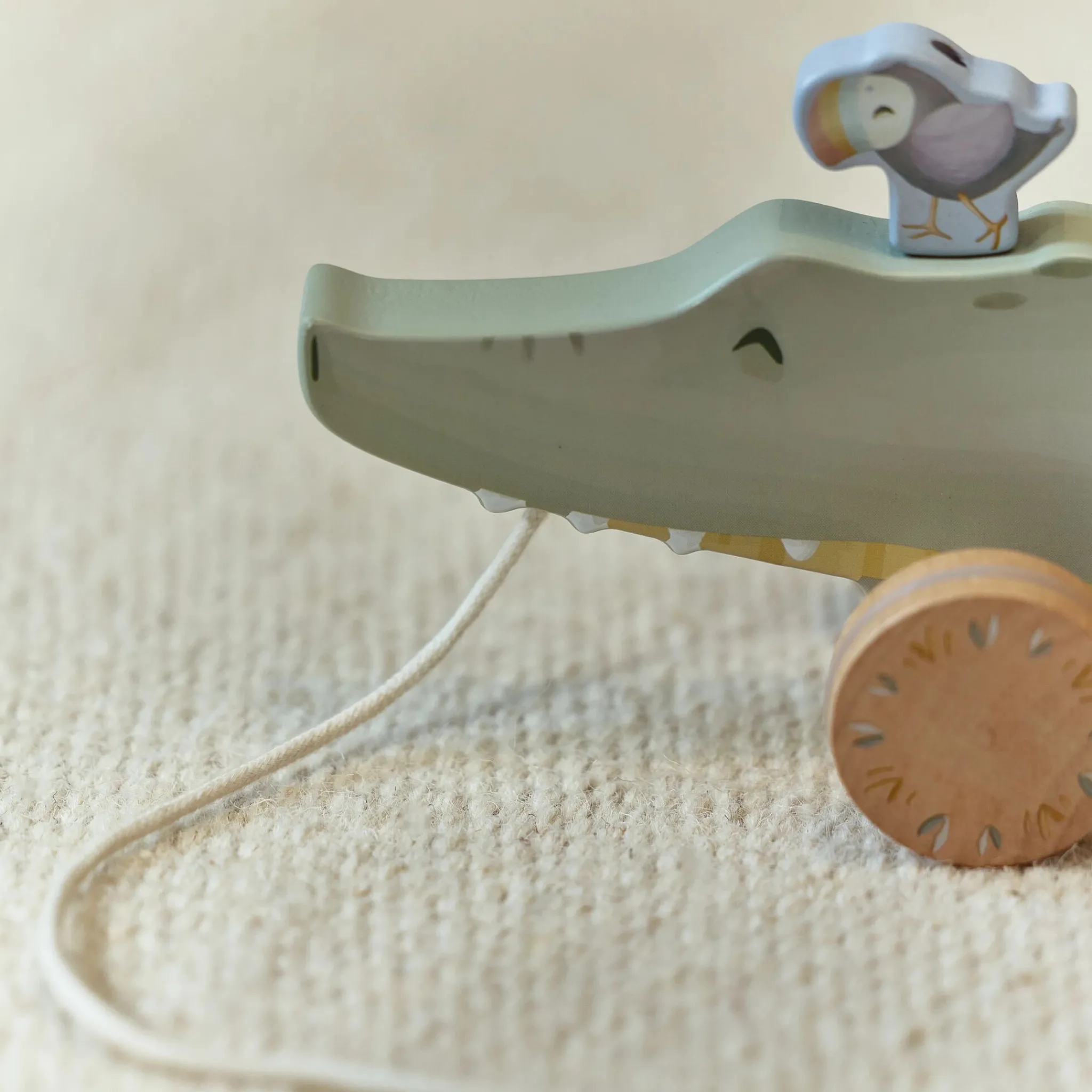 Little Dutch Wooden draft animal - Green Outlet