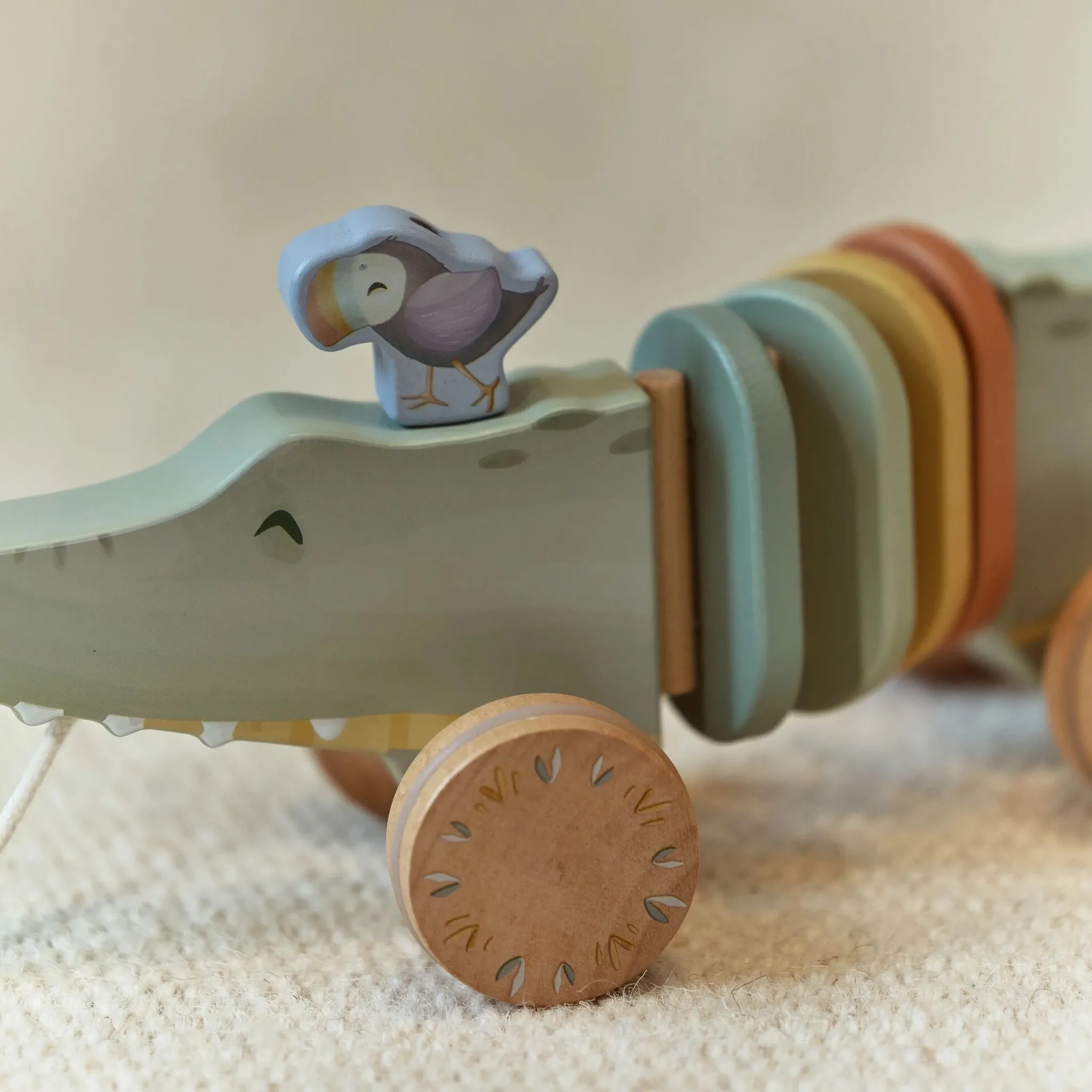 Little Dutch Wooden draft animal - Green Outlet