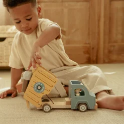 Little Dutch Wooden dump truck – Multicolored – Essentials Hot