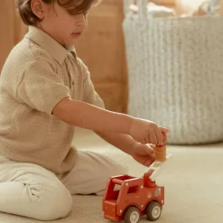 Little Dutch Wooden fire truck – Red – Essentials Online