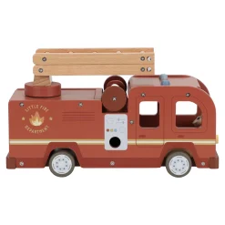 Little Dutch Wooden fire truck – Red – Essentials New