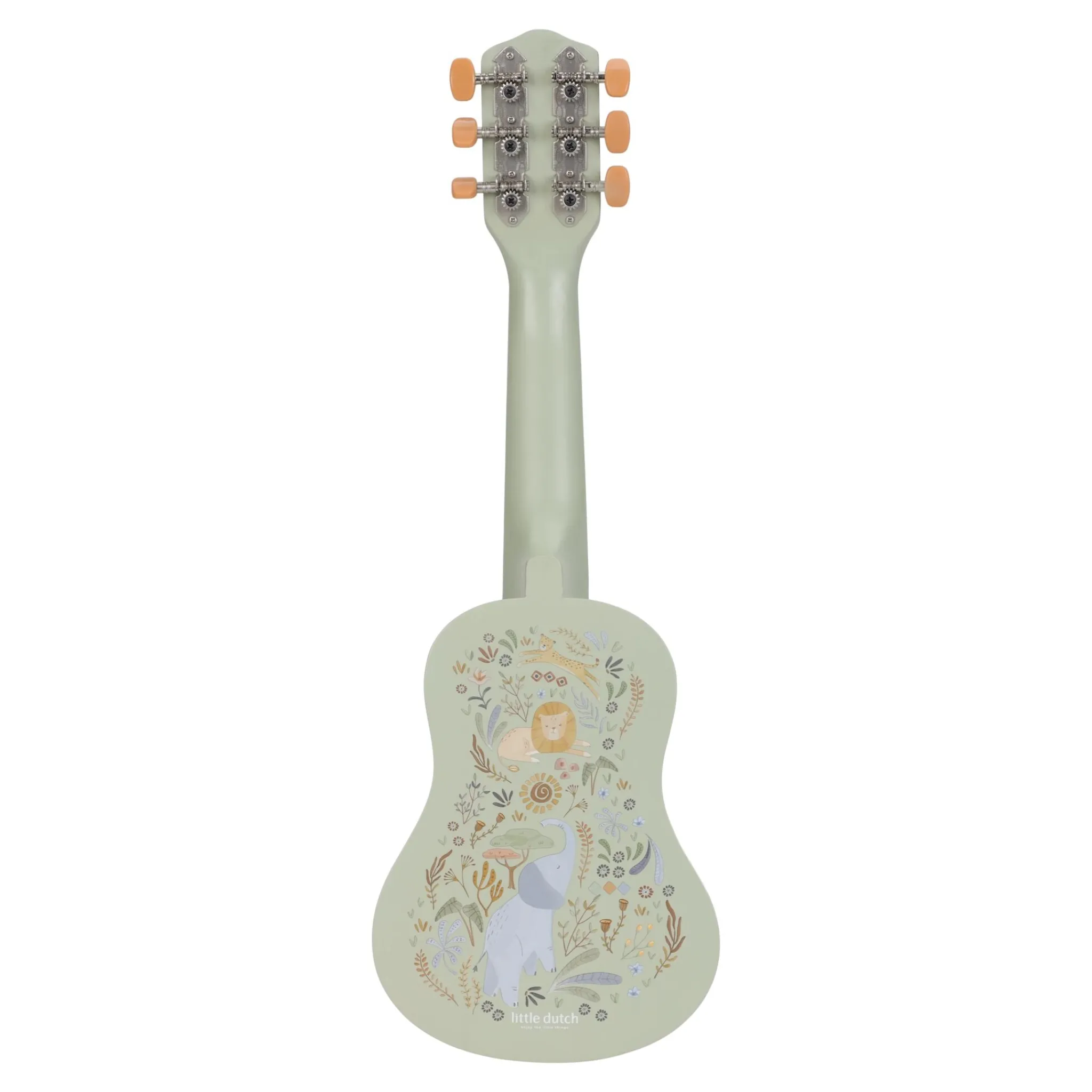 Little Dutch Wooden guitar - Green - Safari Friends Clearance