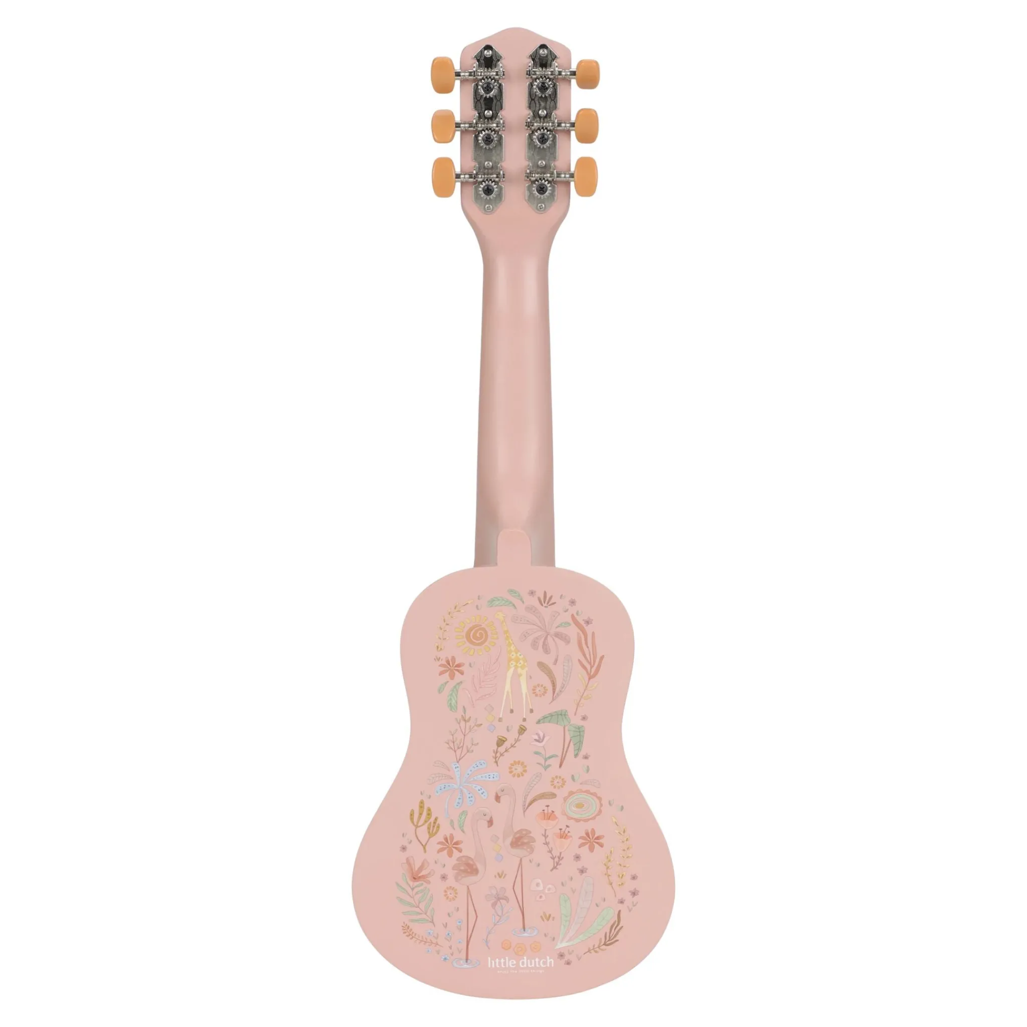 Little Dutch Wooden guitar - Pink - Safari Friends New
