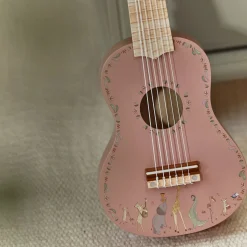 Little Dutch Wooden guitar - Pink - Safari Friends New